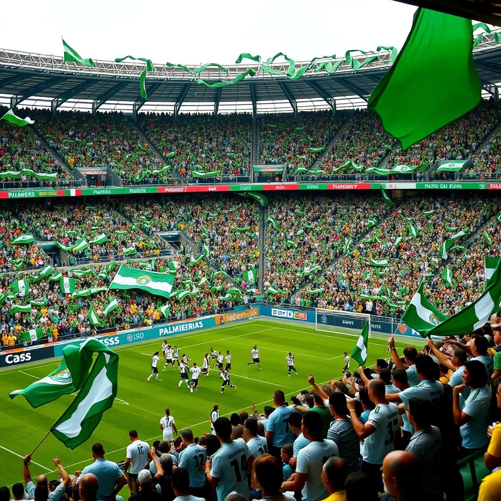 开云APP-帕尔梅拉斯球迷现场助威，球队斗志昂扬